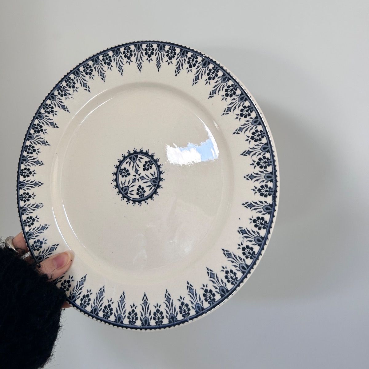 French antique Sarreguemines ALGER サルグミンヌ アルジェ コンポ