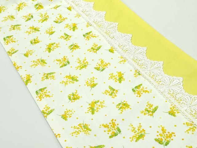 平和屋着物■極上　創作　名古屋帯　レース　ミモザ　綿　逸品　CZAA4178s5 平和屋着物□極上 創作 名古屋帯 レース ミモザ 綿 逸品 CZAA4178s5