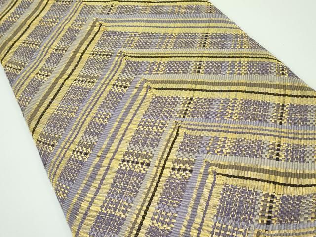 平和屋着物 上 ひなや工房 くむ あむ おる 伊豆蔵明彦 組織 全通柄袋帯 金糸 s 5