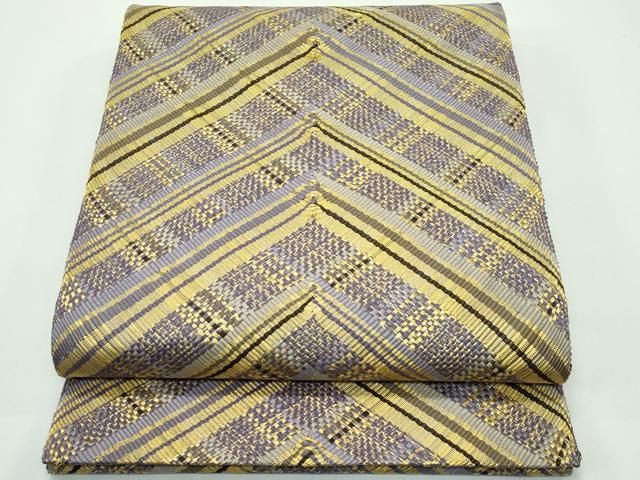 平和屋着物 上 ひなや工房 くむ あむ おる 伊豆蔵明彦 組織 全通柄袋帯 金糸 s 5