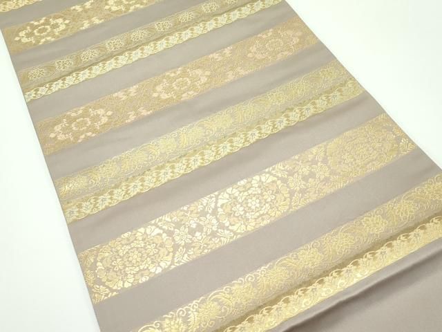 平和屋着物□極上 西陣織 陰山織物謹製 箔屋清兵衛 六通柄袋帯 草木染