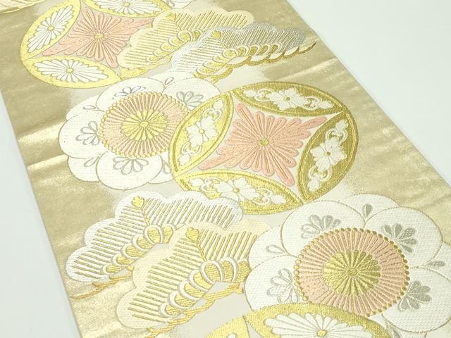 平和屋着物 上 六通柄袋帯 唐織 吉祥宝倭御帯 金銀糸 s 5