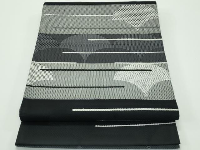 平和屋着物 上 全通両面長尺織 袋帯 草木染 霞青海波 s 5