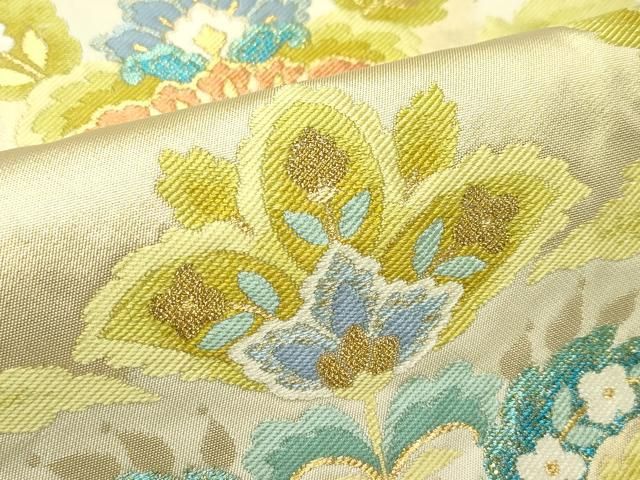  平和屋着物 上 六通柄袋帯 唐織 近東佳栄文 金糸 s 5 袋帯 帯