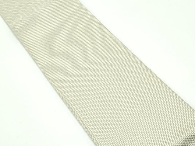 平和屋着物■極上　男性　角帯　宝来織　米沢織　近賀織物謹製　クリーム色地　冊子付き　逸品　未使用　CZAA4197s5 平和屋着物極上 男性 角帯 宝来織 米沢織 近賀織物謹製 クリーム色