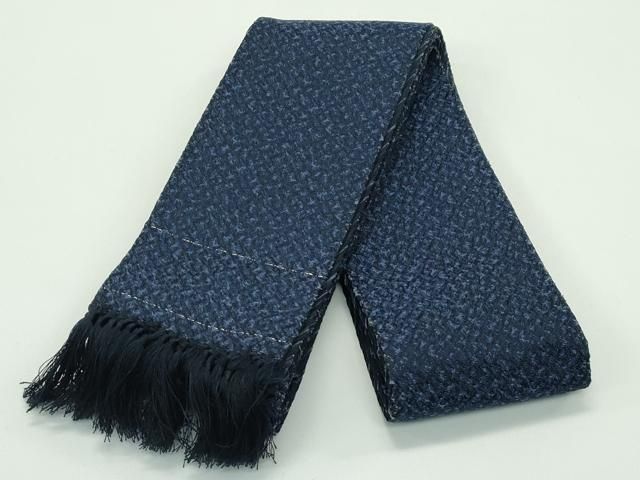 平和屋着物極上 男性 本場筑前博多織 両面 角帯 斜線文 逸品 CZAA4200s5