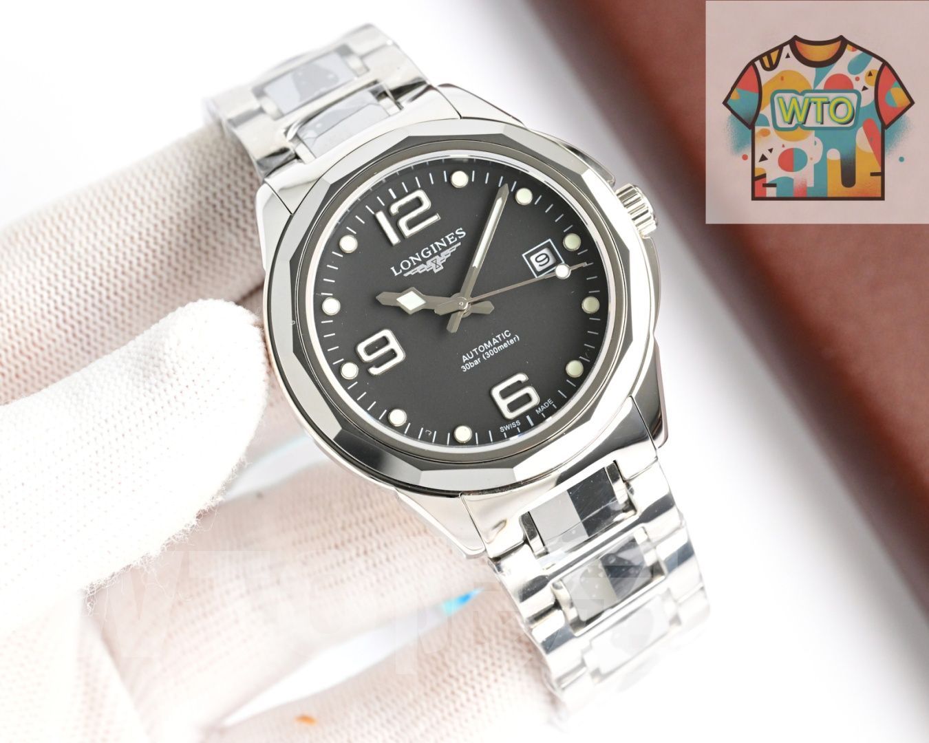 今日 Longines ロンジン マスター シンプルなデュアルカレンダーと大三針デザイン