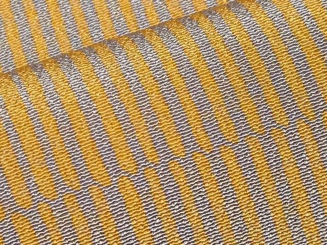  平和屋着物 上 小紋 横段文 狐色×桔梗鼠色 伊と幸 反端付き s 5 小紋 着物