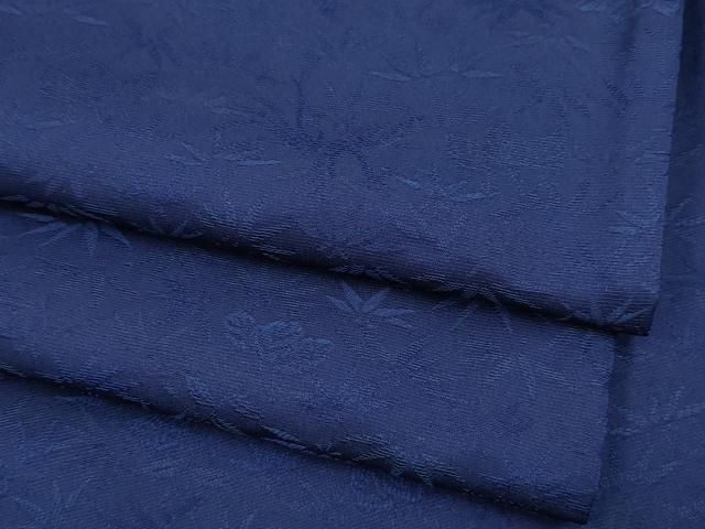 平和屋着物 上 BANKANわものや お召 桐竹鳳凰地紋 濃紺地 s 5