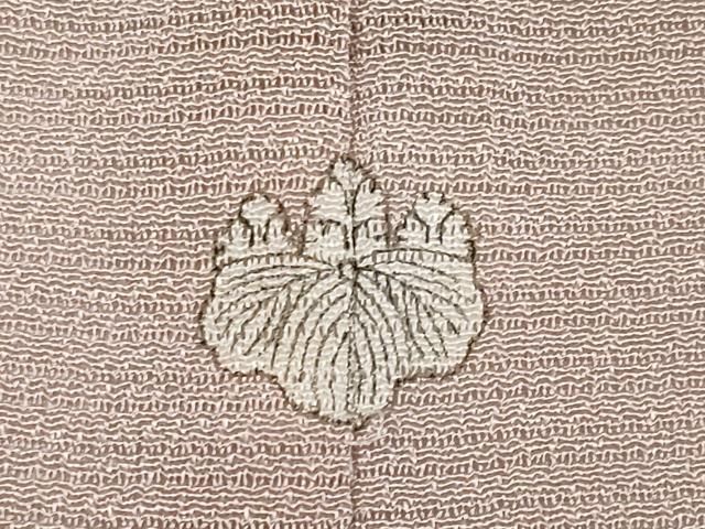  平和屋着物 上 夏物 本加賀友禅作家 梶山伸監修 色無地 絽縮緬 洗柿色地 s 5 色無地 着物