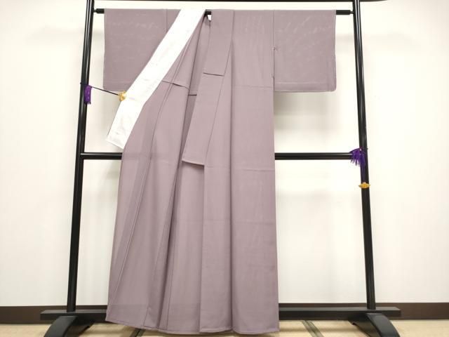  平和屋着物 上 夏物 色無地 絽 梅鼠色地 s 5 色無地 着物