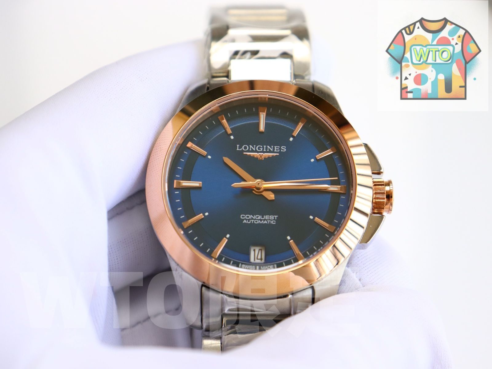  WTO通販 Longines ロンジン コンクエスト エナジー シリーズ 全自動機械式ムーブメント搭載-WTO輸入-OQT 97 腕時計(デジタル) 時計