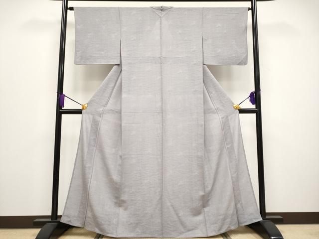 平和屋着物 上 夏物 小紋 霞紋絽 暈し染め 薄色地 s 5