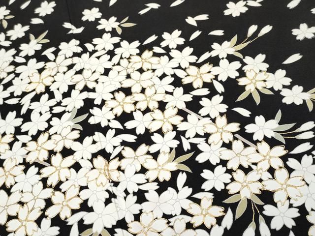 舞桜 黒地