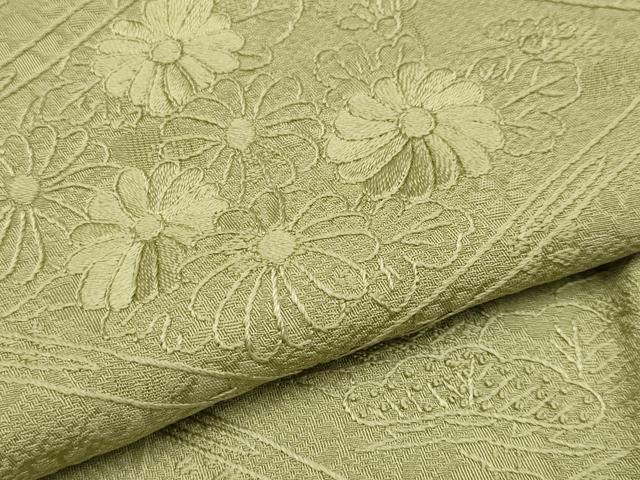 菱天井花文 色無地