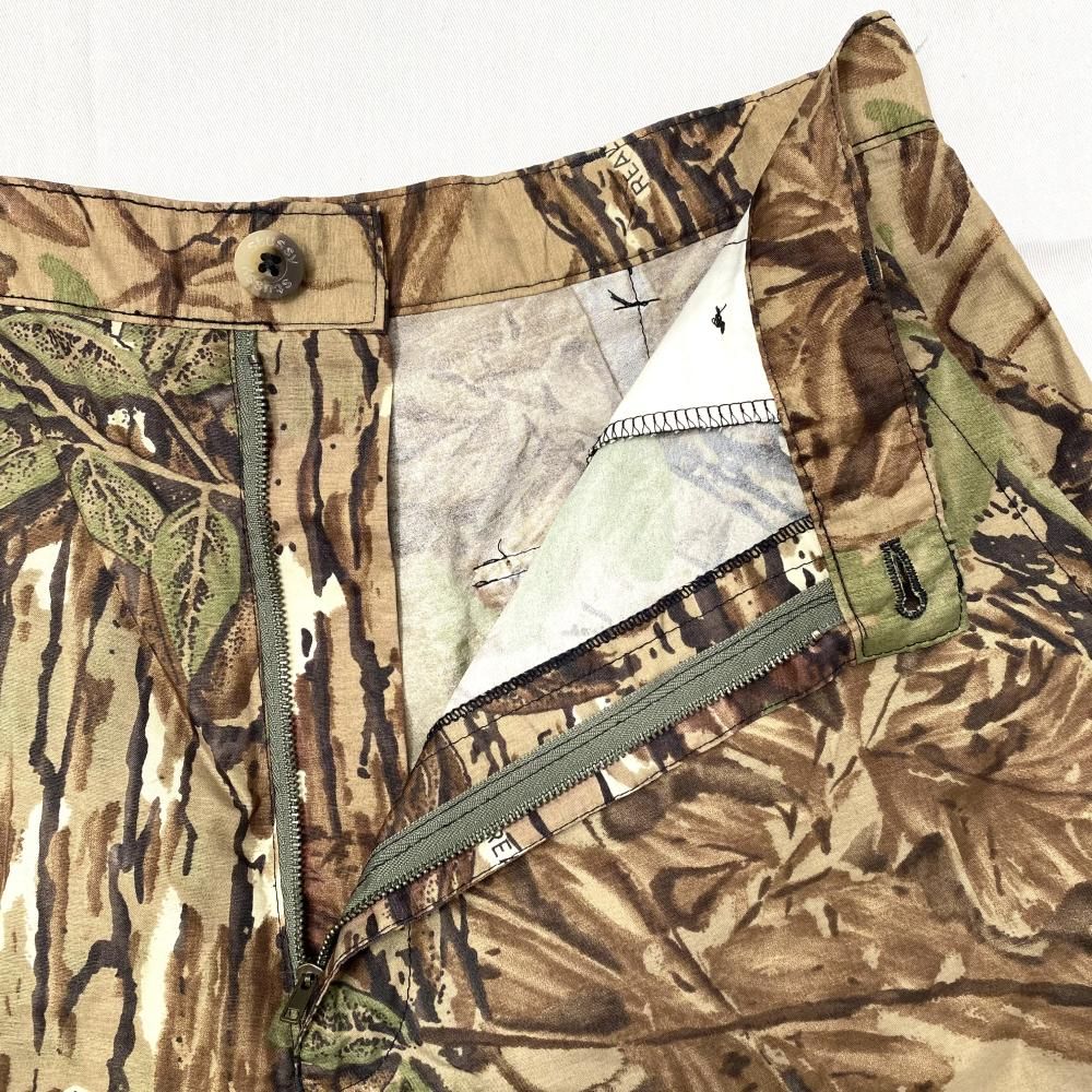 中古】90s STUSSY リアルツリーカモ ナイロンショーツ サイズ32