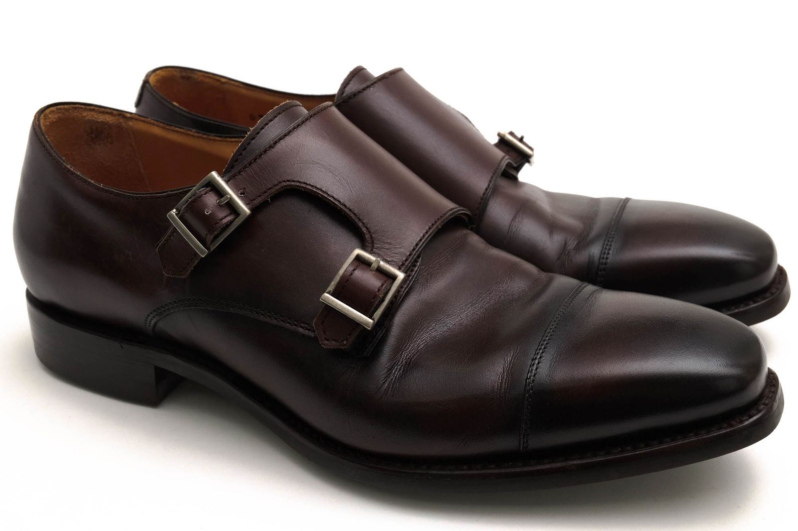 バーウィック Berwick シューズ ビジネスシューズ 靴 ビジネス メンズ 男性 男性用 レザー 革 本革 ブラウン 茶 4474 ダブルモンクストラップ ダイナイトソール グッドイヤーウェルト製法