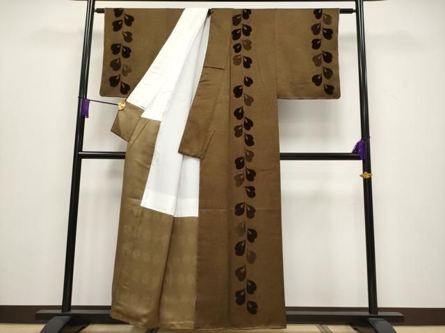 平和屋着物 上 訪問着 モール 枝葉文 暈し染め s 5