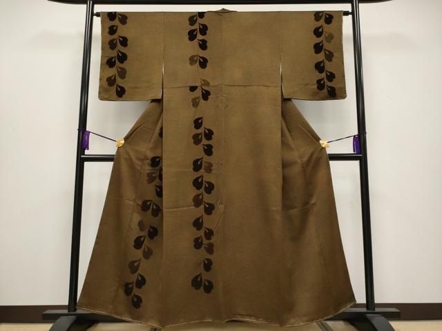平和屋着物 上 訪問着 モール 枝葉文 暈し染め s 5
