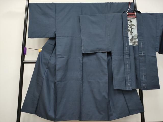 平和屋着物□極上 男性 本場大島紬 アンサンブル 100亀甲 総詰め 逸品