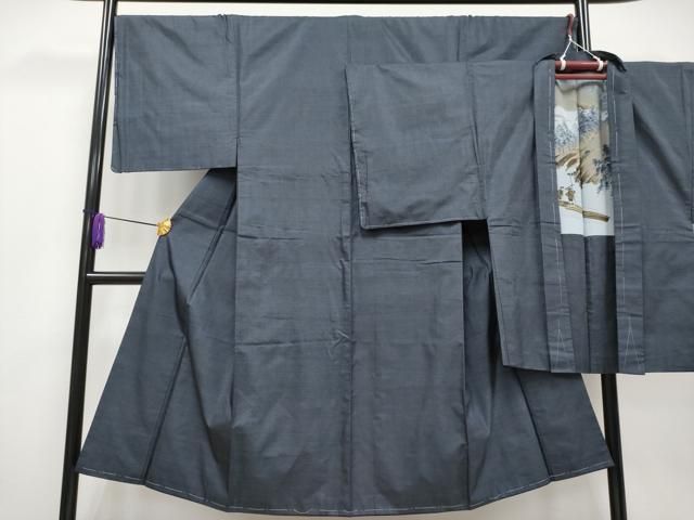 平和屋着物 上 男性 本場大島紬 アンサンブル 160亀甲 総詰め CYAA3921s5