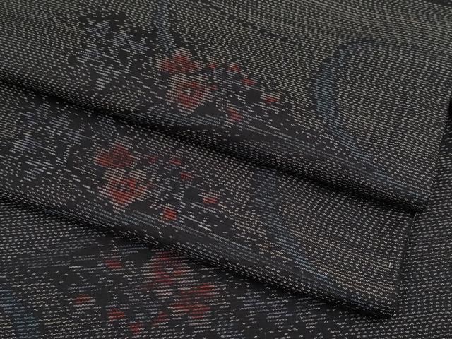 平和屋着物 上 本場大島紬 草花文 s 5