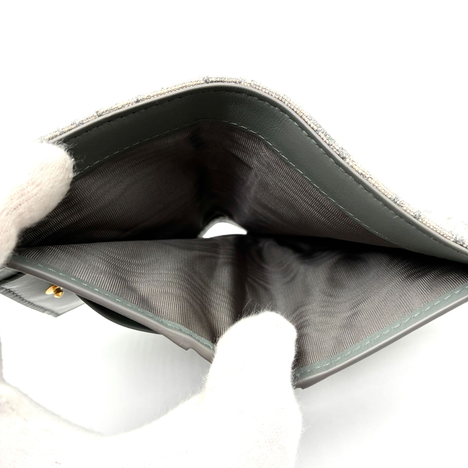  級 Christian Dior クリスチャンディオール 30モンテーニュ ダリアウォレット ディオール オブリーク ジャカード 折り財布 ロゴ 二つ折り財布 折り財布