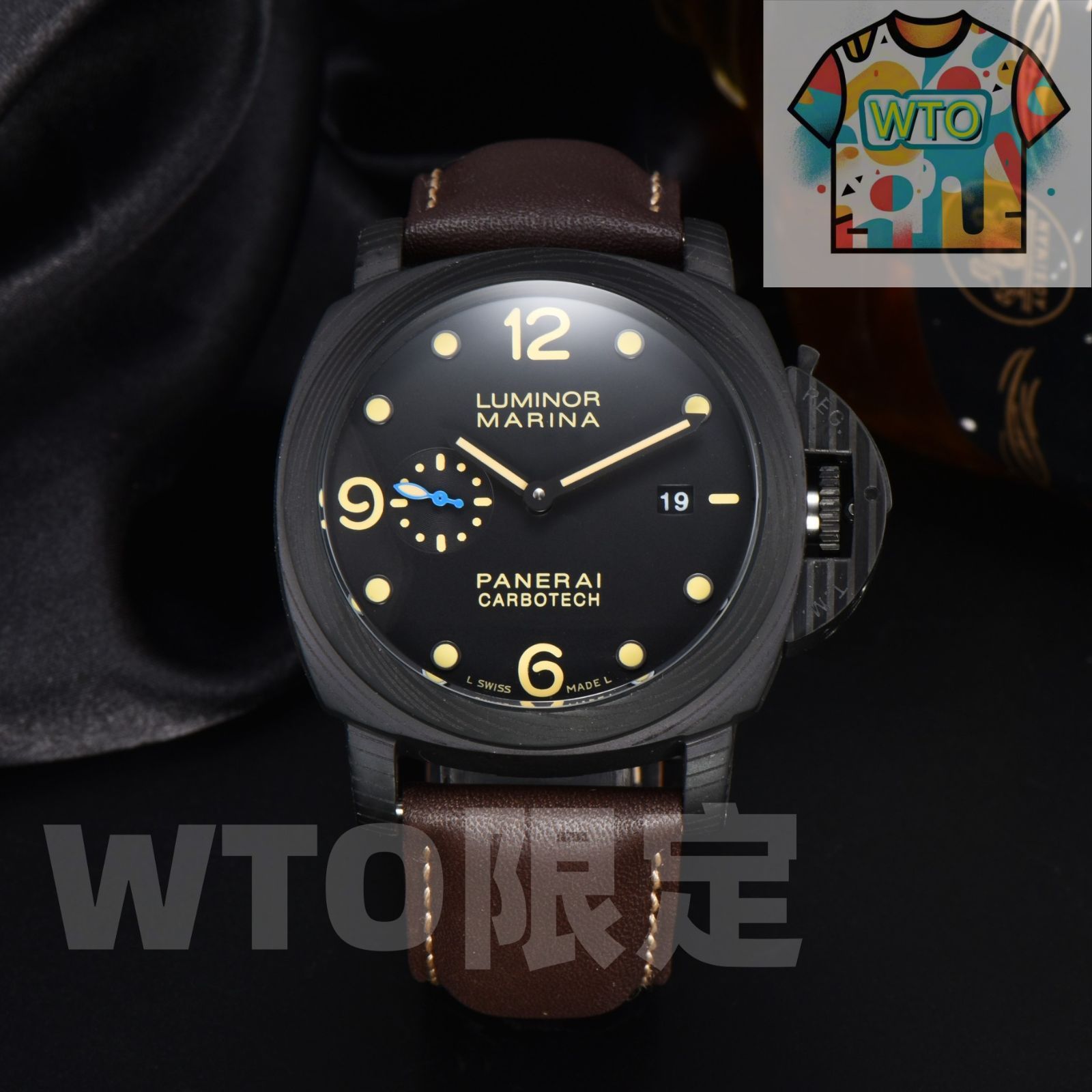 今日 PANERAI パネライ 全自動上海機械式ムーブメントを搭載