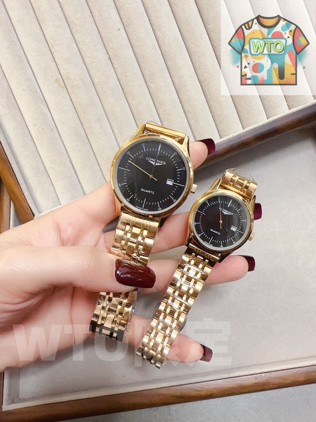 今日 LONGINES ロンジン カップルウォッチシリーズ 輸入クォーツムーブメント搭載