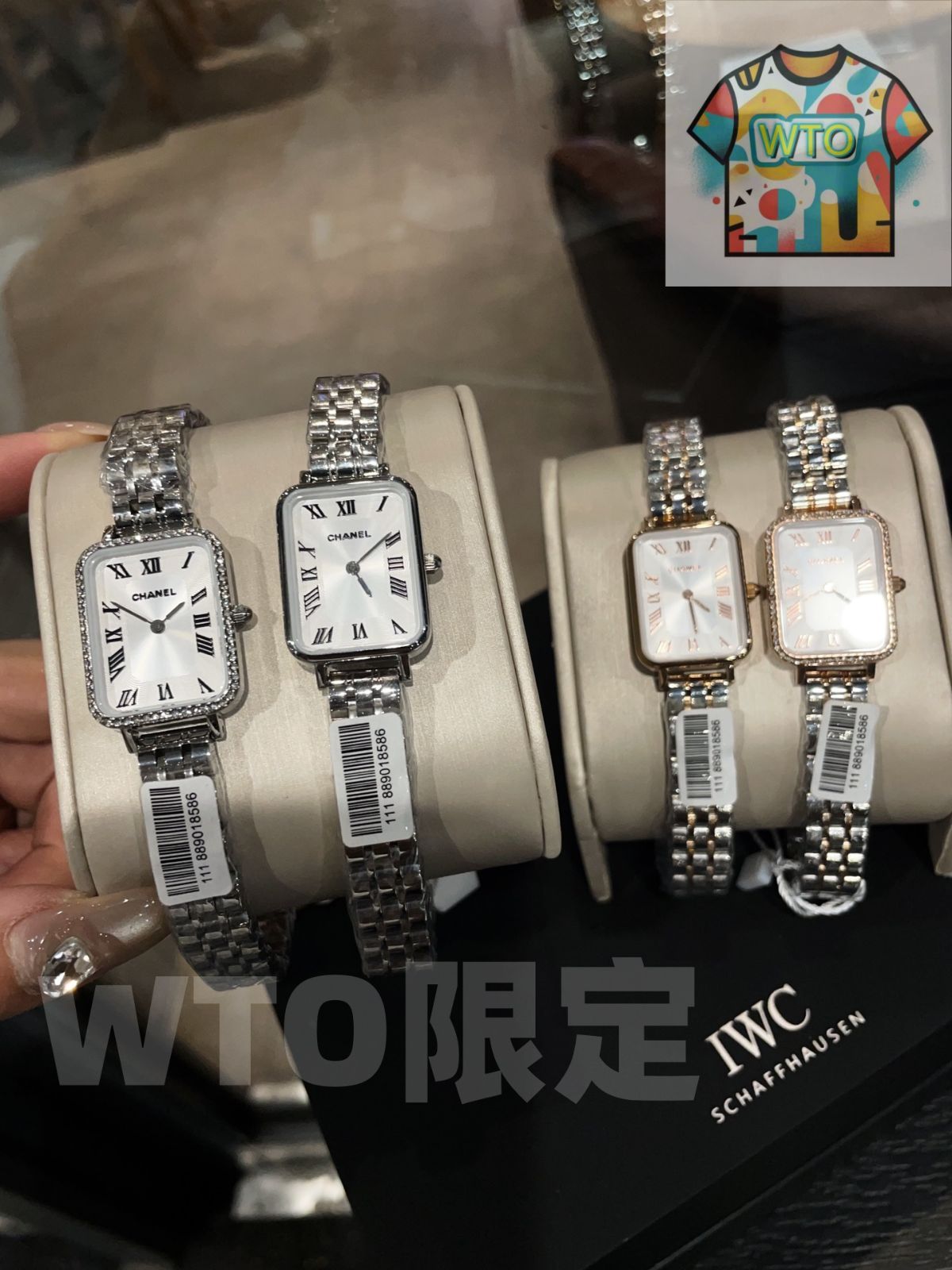 WTO通販 Chanel シャネル ケース表面の四角いリングはガラス電気めっきを採用-WTO輸入-DXC 47