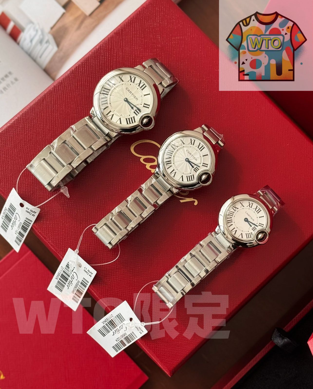 WTO通販 Cartier カルティエ ブルーバルーン スイス製原裝ムーブメントを搭載-WTO輸入-DVG48