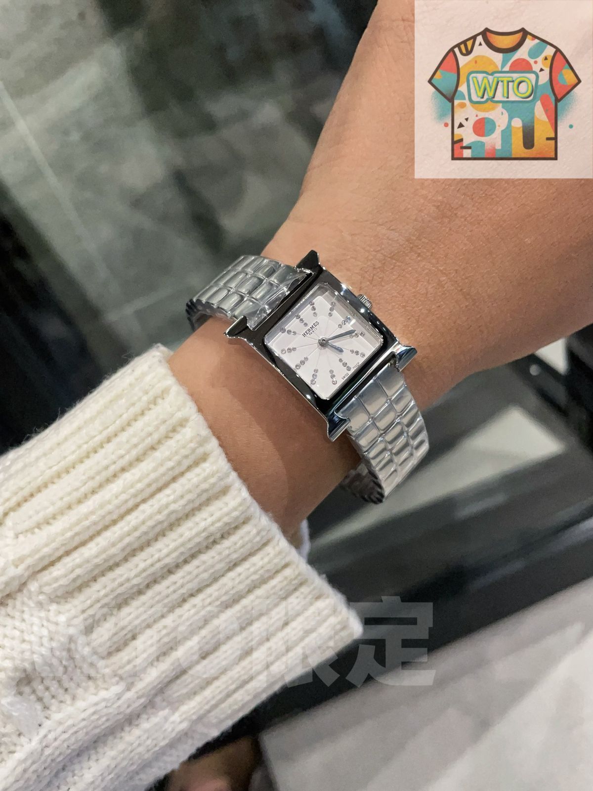  WTO通販 Herm s ヘルメス ユールHシリーズ スイス製原裝ムーブメントを搭載-WTO輸入-PDZ 88 腕時計(デジタル) 時計