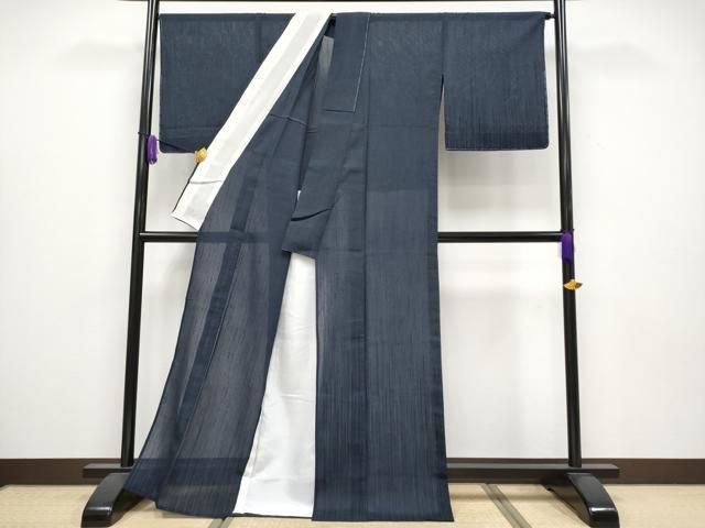 平和屋着物 上 夏物 結城紬 夏結城 訪問着 100亀甲 霞文 s 5