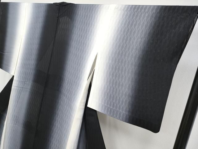  平和屋着物 上 夏物 小紋 菱紋紗 暈し染め 京都きもの友禅扱い s 5 小紋 着物