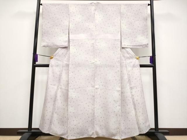 平和屋着物 上 訪問着 無双 紗袷 紗×紗 水玉 露芝 暈し染め 金銀彩 s 5