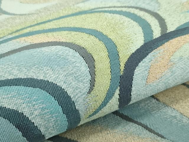 八寸名古屋帯 立波文