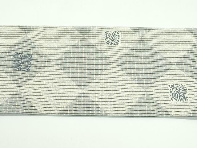  平和屋着物 上 九寸名古屋帯 藍 唐織 菱吉祥文 金糸 s 5 名古屋帯 帯