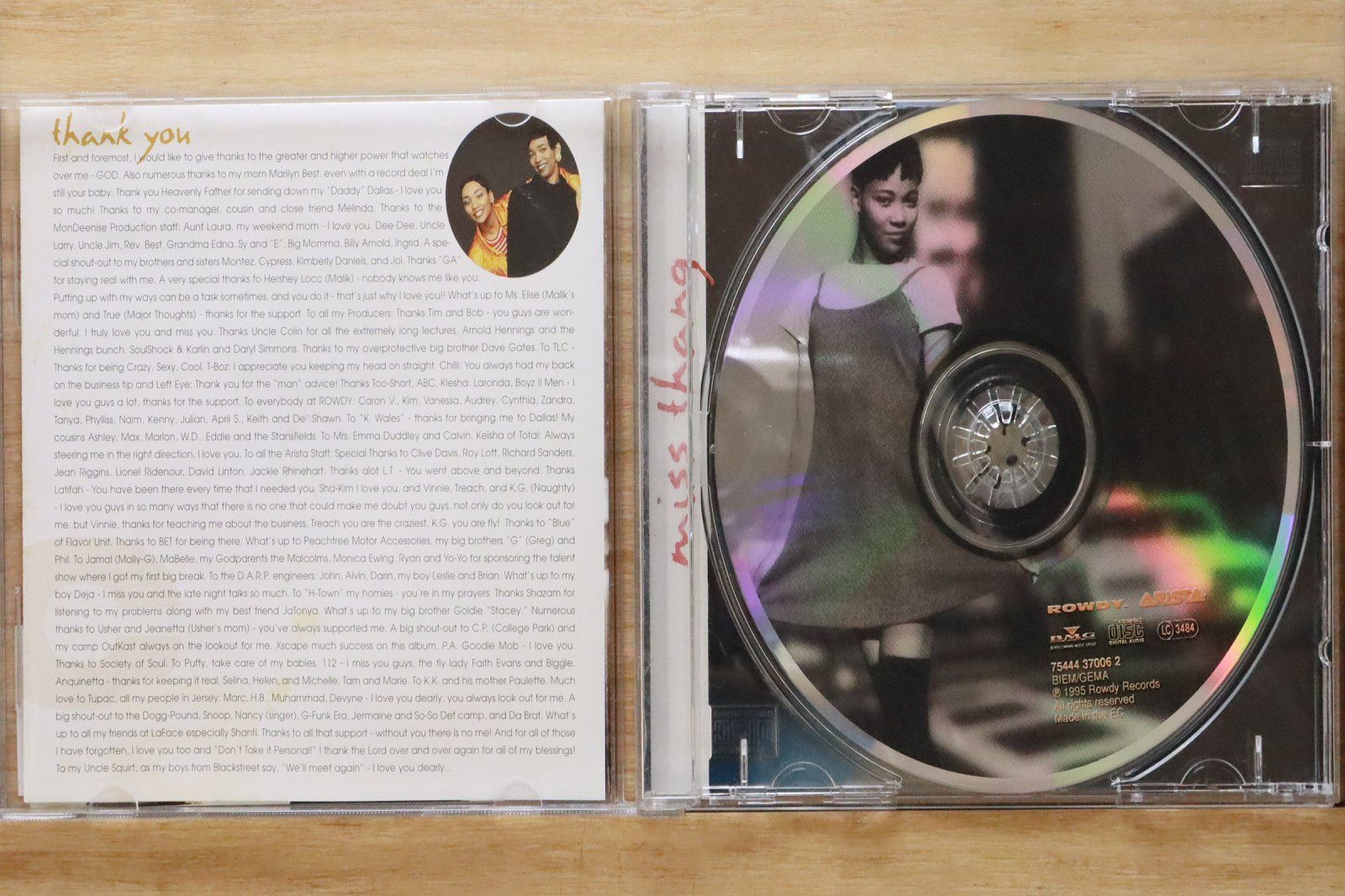 モニカ様　送料 中古CD☆モニカ/MONICA□ Miss Thang 【75444370062/0754443700620