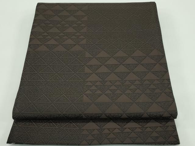 平和屋着物□極上 東京友禅 菅有鬼一 両面 六通柄袋帯 唐織 白鷺 金