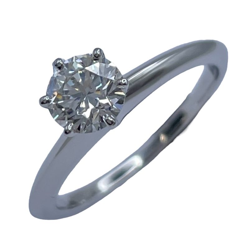ティファニー TIFFANY＆CO クラシックソリティアリング プラチナ Pt 950 ジュエリー