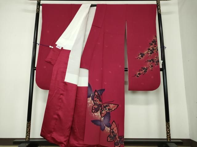 竹屋町刺繍 舞蝶花文