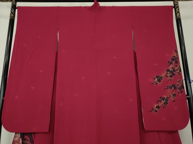 平和屋着物○森英恵・HANAE MORI 振袖 長襦袢(無双仕立て)セット 竹屋