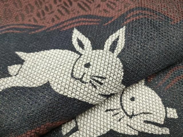  平和屋着物 九寸名古屋帯 兎 金糸 正絹 hy 名古屋帯 帯