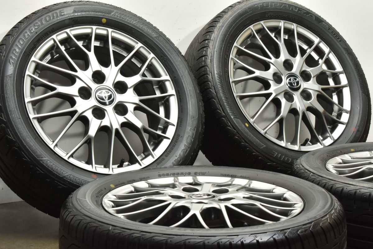 BBS製 鍛造品 トヨタ 80 ノア ヴォクシー 16 in 6 J 50 PCD 114 3 ブリヂストン トランザ T 001 205 55 R エスクァイア 流用 可