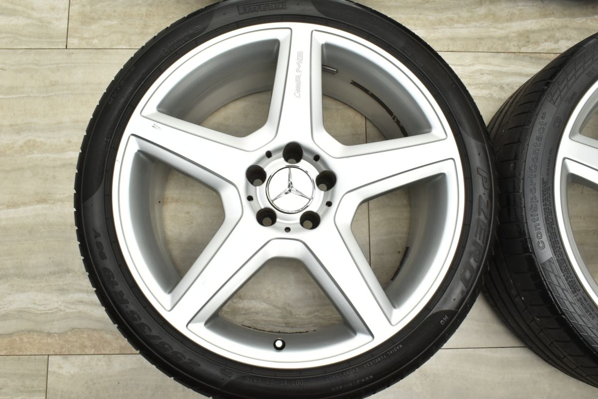  良好 メルセデス AMG W 219 CLS 63 19 in 8 5 J 25 9 28 PCD 112 P ZERO CSC 255 35 NS II 285 30 ベンツ Eクラス スタイリング3 19インチ タイヤ ホイールセット