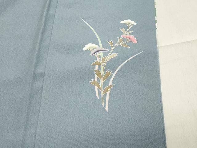  平和屋着物 訪問着 友禅 作家物 扇面花文 暈し染め 正絹 gh 訪問着 付け下げ 着物