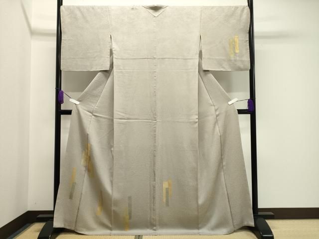 平和屋着物 訪問着 竹屋町刺繍 短冊吉祥文 金銀彩 正絹 gh