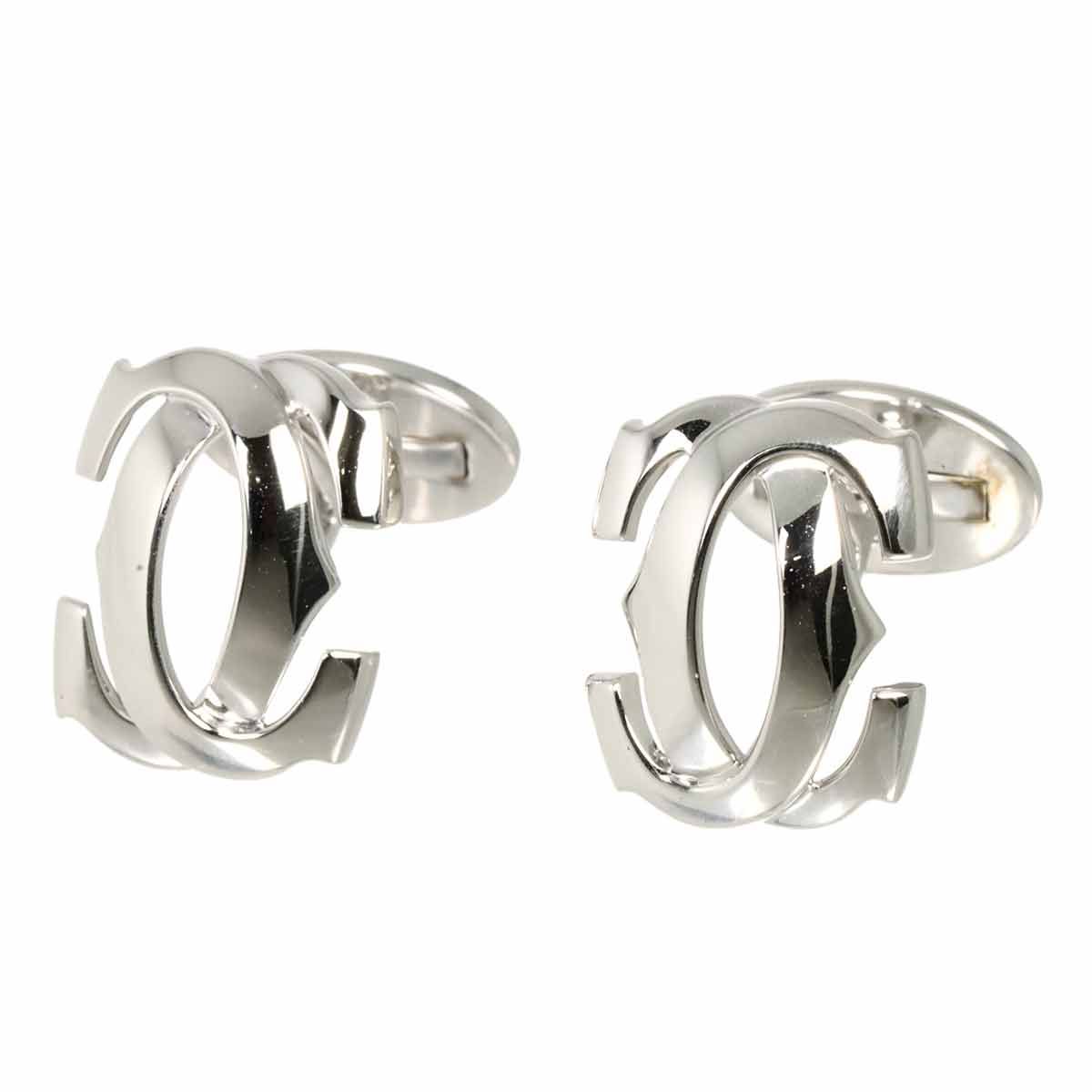 カルティエ Cartier ペネロープ 2 C カフス K 18 WG ホワイトゴールド 750 カフリンクス Cufflinks