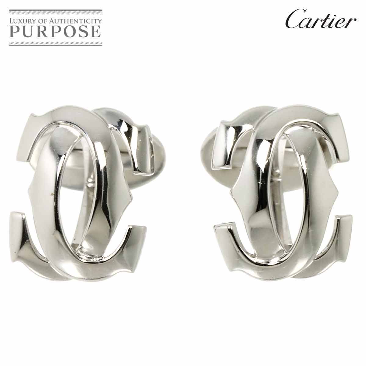 カルティエ Cartier ペネロープ 2C カフス K18 WG ホワイトゴールド 750 カフリンクス C2 Cufflinks 90297617