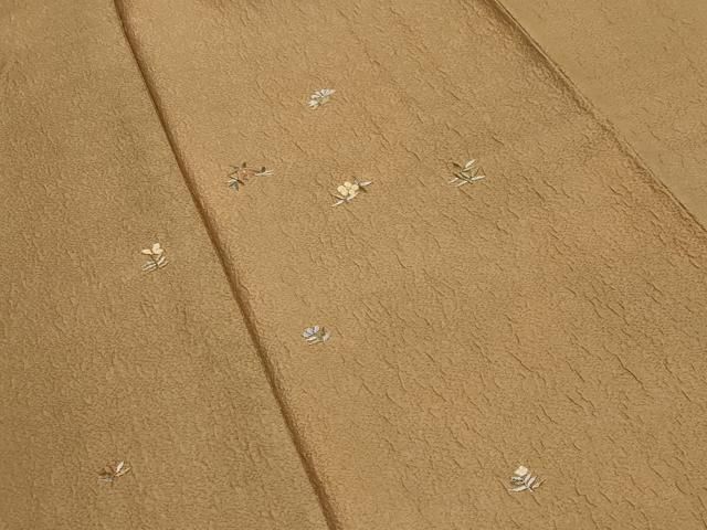  平和屋着物 訪問着 総刺繍 駒刺繍 ふくれ織 草花文 暈し染め 正絹 gh 訪問着 付け下げ 着物